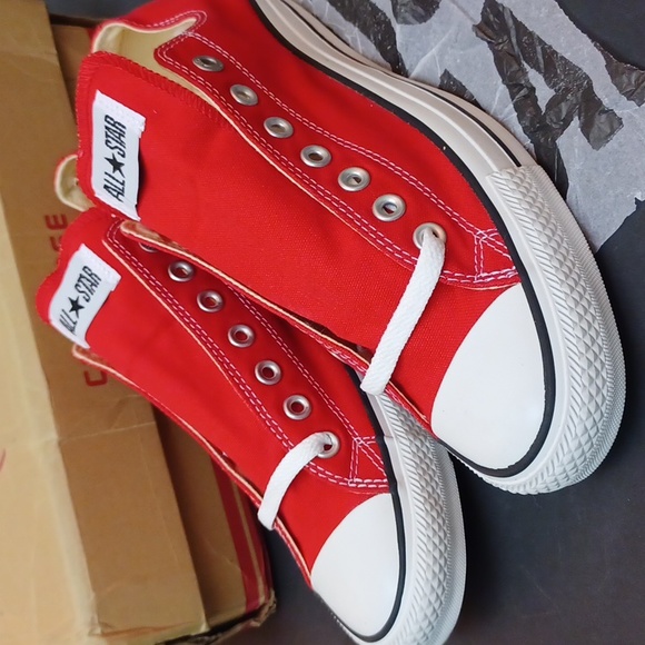 NWT  Converse product red all star Oxford men's 9.5 women's 11.5 M9696 - Picture 6 of 9